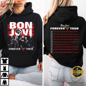Bon Jovi Tour 2026 Forever Tour Music Fan Merch T Shirt (2)
