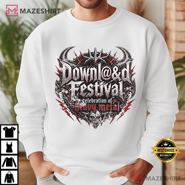 Download Festival Donington Park Concert Souvenir T-Shirt Download Festival Donington Park Concert Souvenir T-Shirt