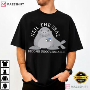 Neil The Seal Become Ungovernable Animal Meme Tasmania Seal T Shirt (1)