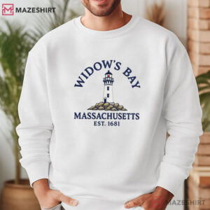 Widow’s Bay Massachusetts Coastal Lighthouse Embroidered Sweatshirt (1)