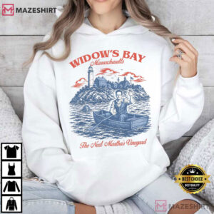 Widow's Bay Travel Funny Retro TV Horror T Shirt (4)
