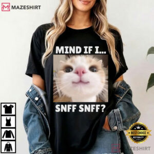 Mind If I Funny Cat Meme Internet Humor T Shirt (4)