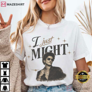 Bruno Mars I Just Might Vintage Concert Music Fan Gift T Shirt (4)