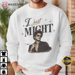 Bruno Mars I Just Might Vintage Concert Music Fan Gift T Shirt (2)