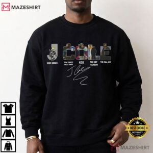 J Cole Album Timeline Born Sinner Hip Hop Fan Gift T Shirt (3)