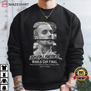 Justin Bieber 2026 World Cup Final Half Time Concert T Shirt (1)