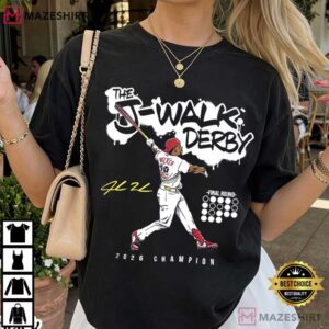 Jordan Walker The J Walk Derby 2026 Champion Baseball T Shirt (2)