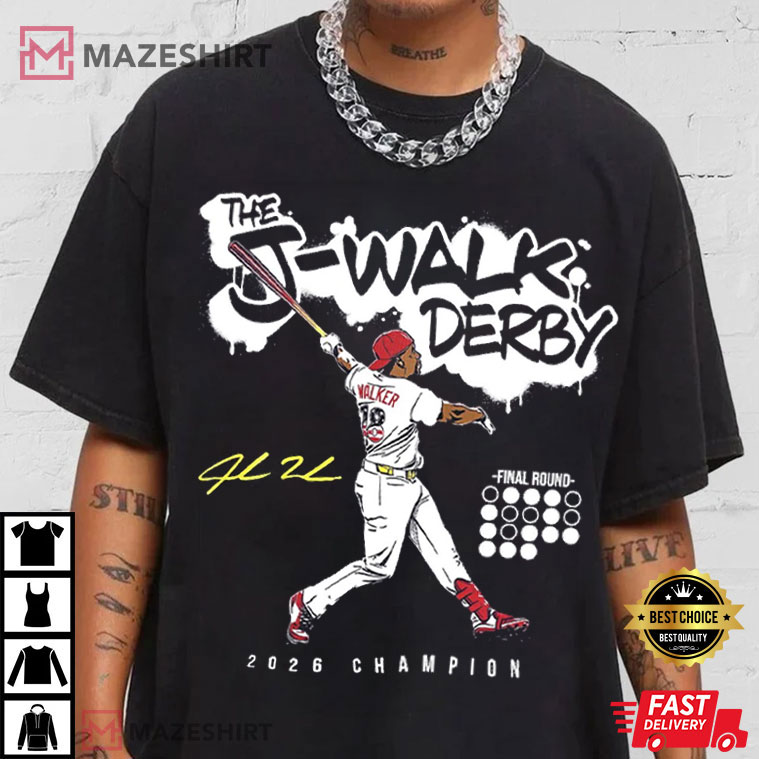 Jordan Walker The J-Walk Derby 2026 Champion Baseball T-Shirt Jordan Walker The J-Walk Derby 2026 Champion Baseball T-Shirt