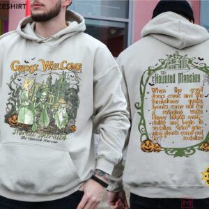 Ghost Welcome Haunted Mansion Vintage Disney Halloween T Shirt (4)