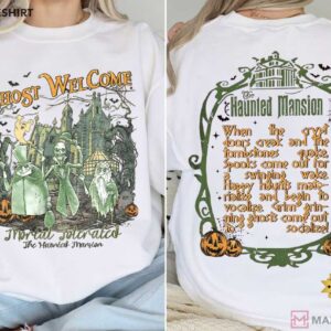 Ghost Welcome Haunted Mansion Vintage Disney Halloween T Shirt (1)