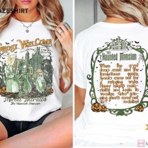 Ghost Welcome Haunted Mansion Vintage Disney Halloween T Shirt (3)