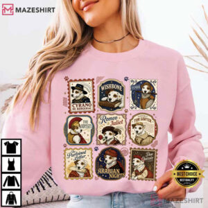 Wishbone Literary Society Dog Jack Russell Bookworm T Shirt (4)