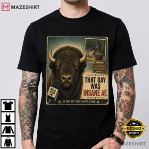 Yellowstone Wildlife Funny Do Not Pet The Fluffy Cows T Shirt (2)