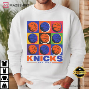 New York Knicks Pop Art Basketball T Shirt (2)