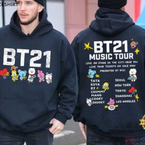 BT21 BTS Music Tour Fan Gift T Shirt (3)