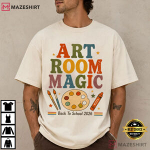 Art Room Magic Teacher Back To School 2026 Classroom T Shirt (1)