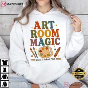 Art Room Magic Teacher Back To School 2026 Classroom T Shirt (3)