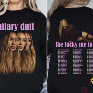 Hilary Duff Lucky Me Tour 2026 Lizzie McGuire Fan Merch T Shirt (4)