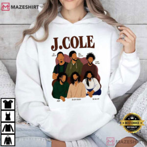 J Cole Album Art Vintage Music Fan Merch T Shirt (4)