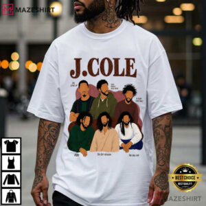 J Cole Album Art Vintage Music Fan Merch T Shirt (2)