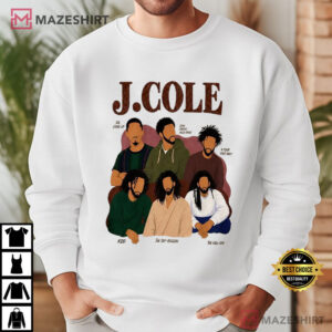 J Cole Album Art Vintage Music Fan Merch T Shirt (3)