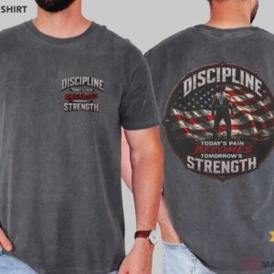 Today's Pain Tomorrow's Strength Discipline Gym Fitness Motivation T Shirt (1)