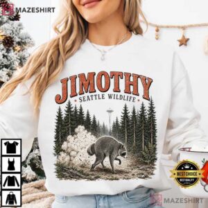 Jimothy Raccoon Viral Seattle Funny Round King T Shirt (4)