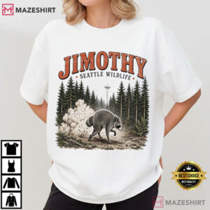 Jimothy Raccoon Viral Seattle Funny Round King T-Shirt
