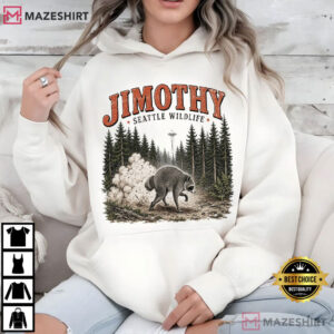 Jimothy Raccoon Viral Seattle Funny Round King T Shirt (3)