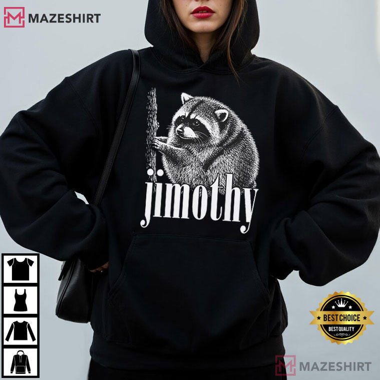 Jimothy Raccoon Hand Drawn Wildlife Cute T-Shirt Jimothy Raccoon Hand Drawn Wildlife Cute T-Shirt