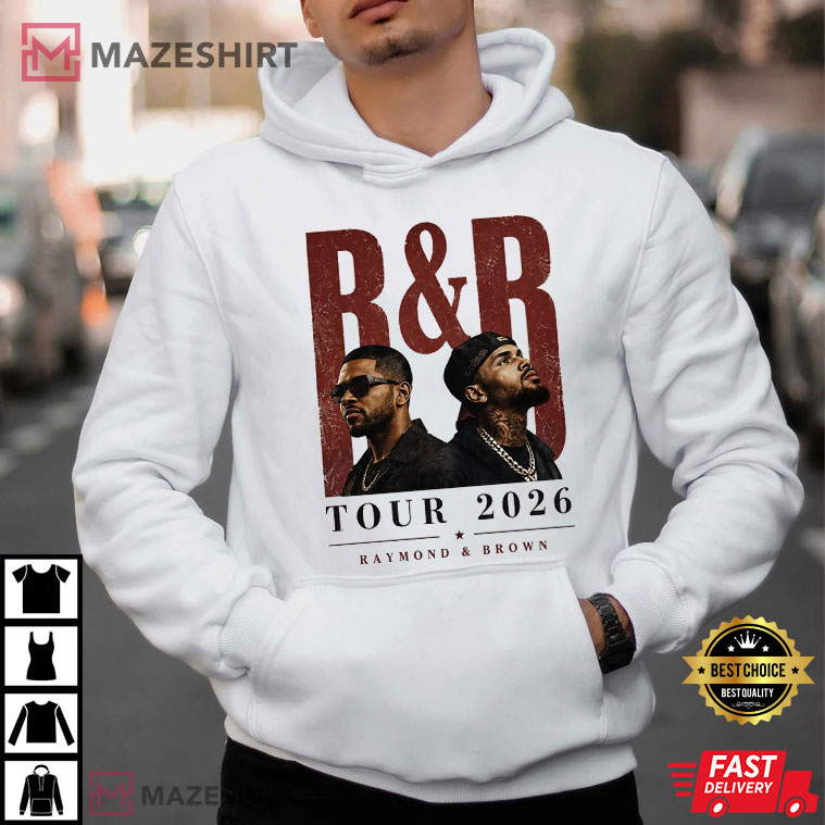 Usher Raymond And Chris Brown RnB Tour 2026 Concert T-Shirt Usher Raymond And Chris Brown RnB Tour 2026 Concert T-Shirt