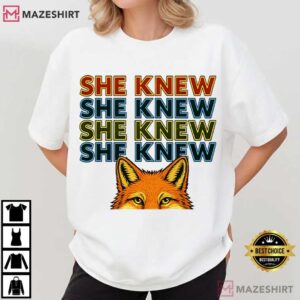 She Knew Fox Raise Awareness Church Accountability Faith Justice T Shirt (4)