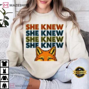 She Knew Fox Raise Awareness Church Accountability Faith Justice T Shirt (2)