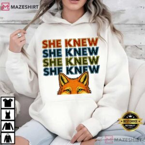 She Knew Fox Raise Awareness Church Accountability Faith Justice T Shirt (3)