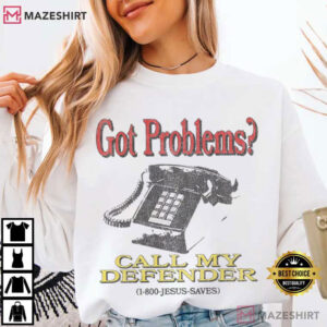 Call My Defender Jesus Funny Christian Vintage Faith T Shirt (4)