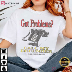 Call My Defender Jesus Funny Christian Vintage Faith T Shirt (1)