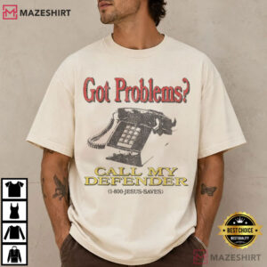 Call My Defender Jesus Funny Christian Vintage Faith T Shirt (2)