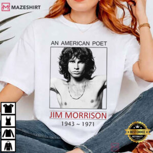 Jim Morrison An American Poet The Doors Rock Band T-Shirt