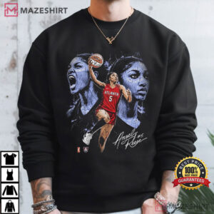 Angel Reese Basketball Player Atlanta Dream T Shirt (4)