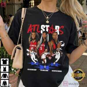 Atlanta Stars Allisha Gray Angel Reese Rhyne Howard 2026 Basketball T Shirt (1)