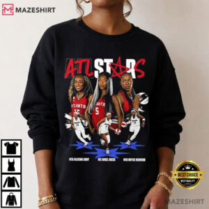 Atlanta Stars Allisha Gray Angel Reese Rhyne Howard 2026 Basketball T Shirt (3)