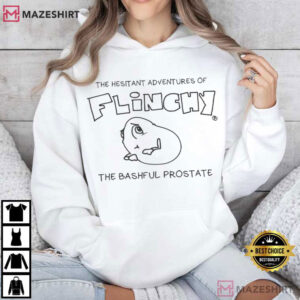 The Hesitant Adventures Of Flinchy The Bashful Prostate T Shirt (4)