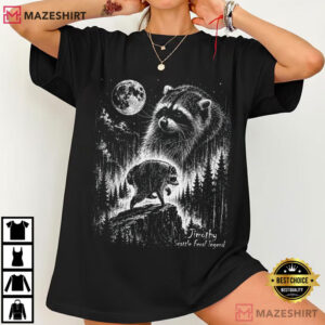Jimothy Raccoon Funny Jimothy From Seattle Animal T Shirt (1)