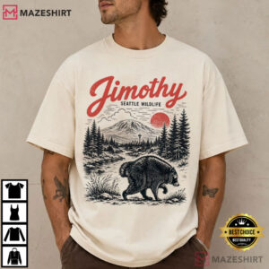 Jimothy Raccoon Viral Seattle Pacific Northwest Wildlife T Shirt (4)