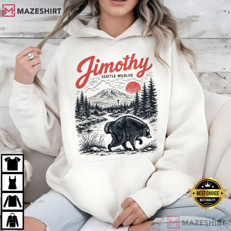 Jimothy Raccoon Viral Seattle Pacific Northwest Wildlife T-Shirt Jimothy Raccoon Viral Seattle Pacific Northwest Wildlife T-Shirt