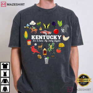 Kentucky It's Where My Story Begins Bluegrass State Gift T Shirt (2)