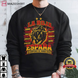 La Roja Champions Spain World Cup 2026 Soccer Fan Gift T Shirt (1)