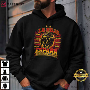 La Roja Champions Spain World Cup 2026 Soccer Fan Gift T Shirt (3)