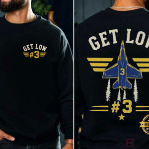 Get Low 3 Blue Angels Funny Military Aviation Air Show T Shirt (2)