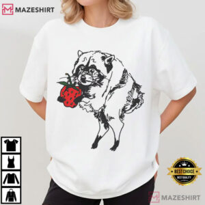 Jimothy The Raccoon Strawberry Cute Animal T Shirt (4)